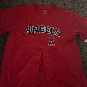 Angels Baseball boys jersey size L